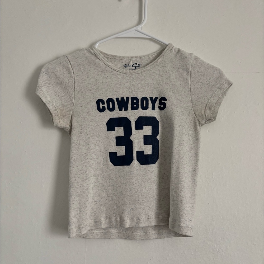 Brandy Melville Gray and Blue Short Sleeve Tees
